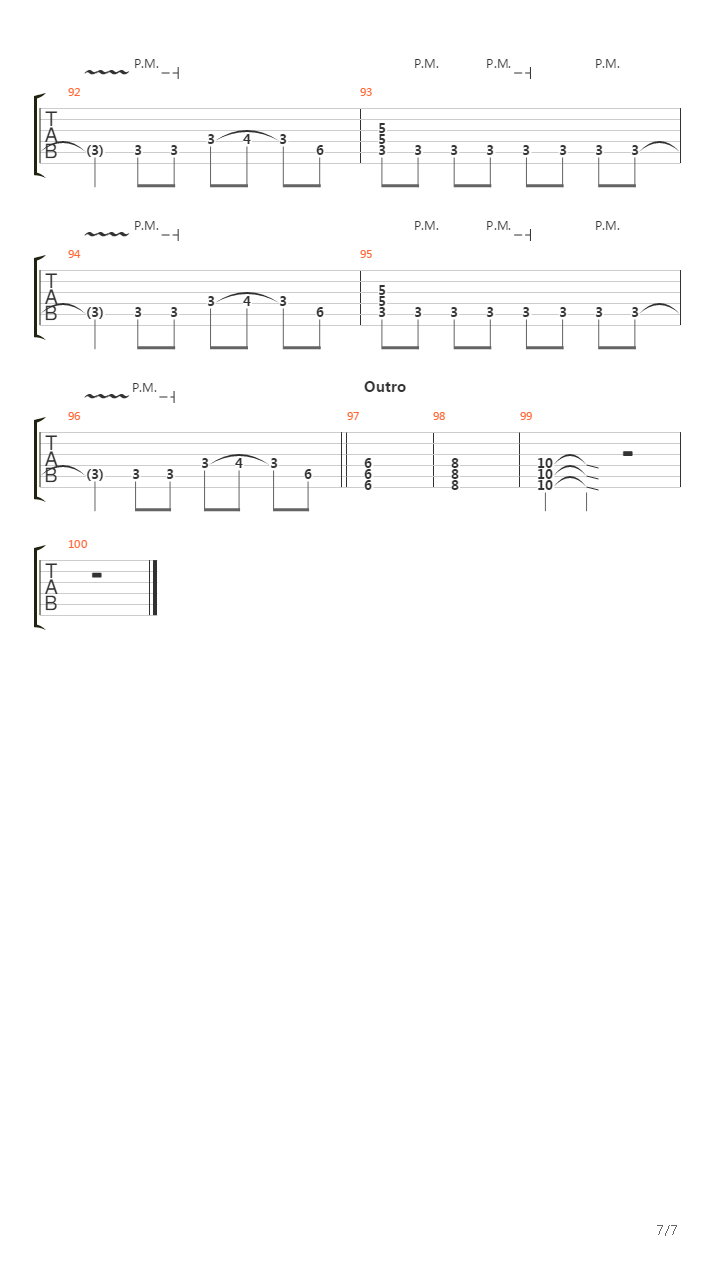 Sos吉他谱