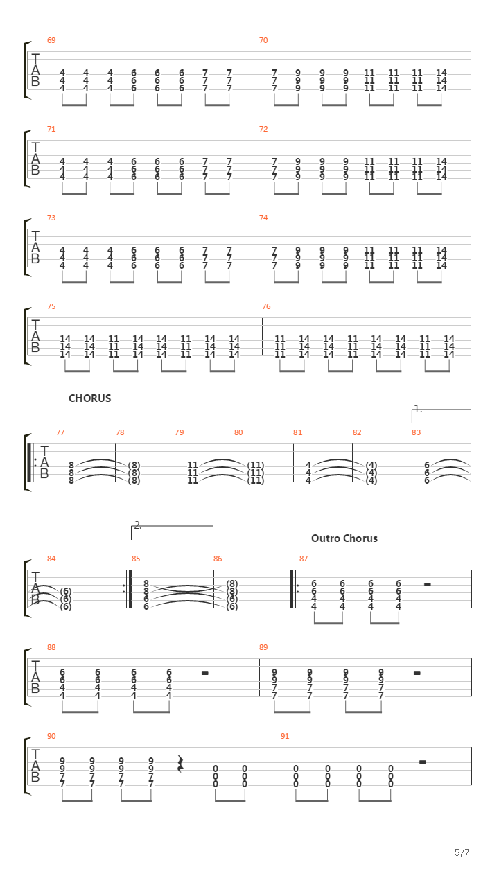 Time And Time Again吉他谱