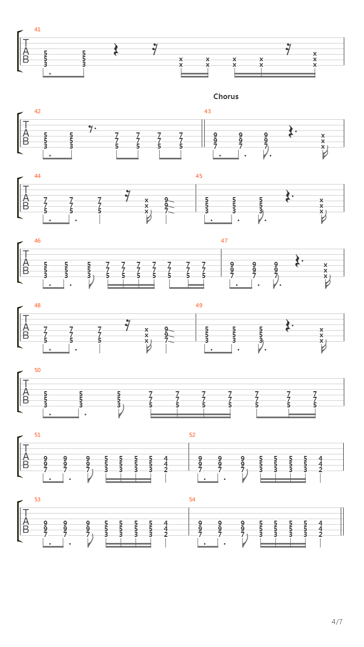 Walking Through Barbed Wire吉他谱