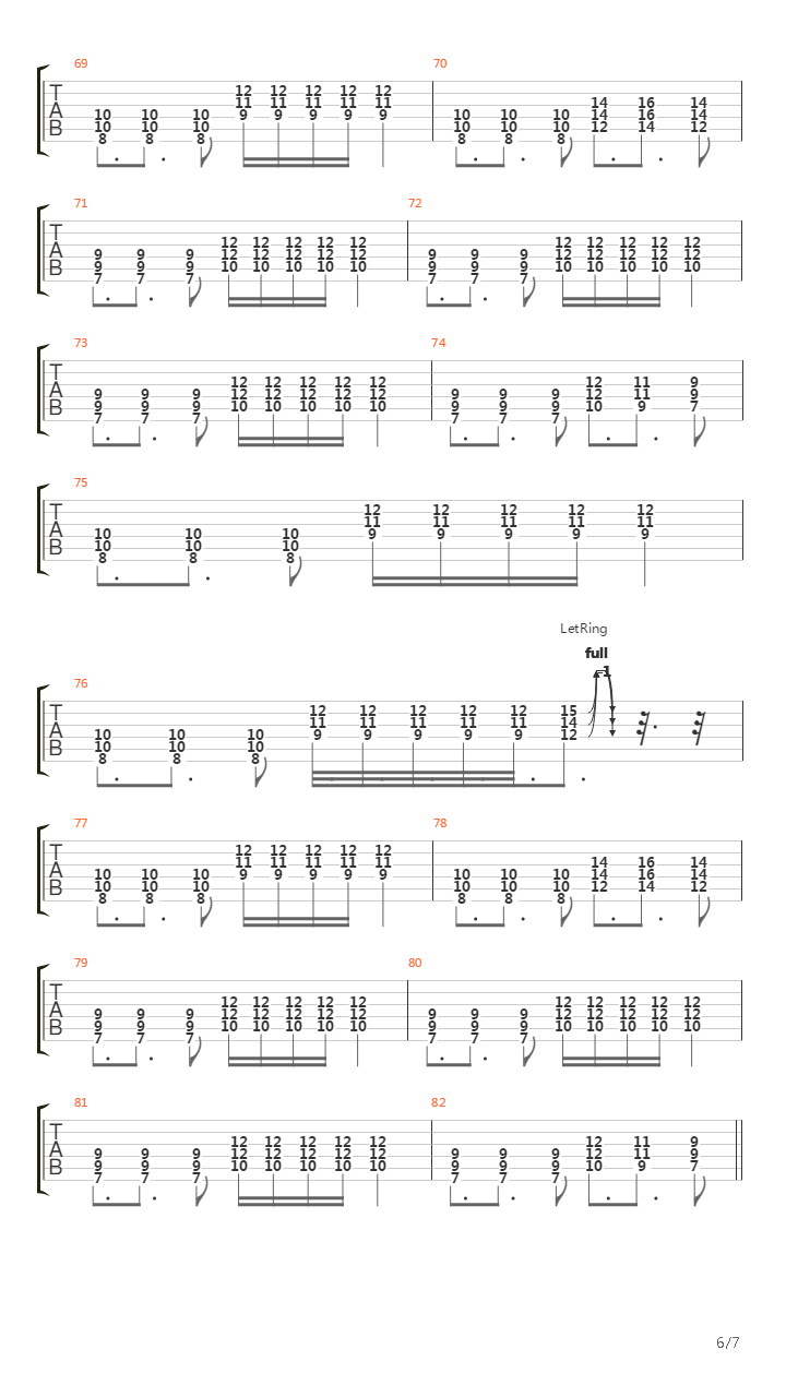 Walking Through Barbed Wire吉他谱