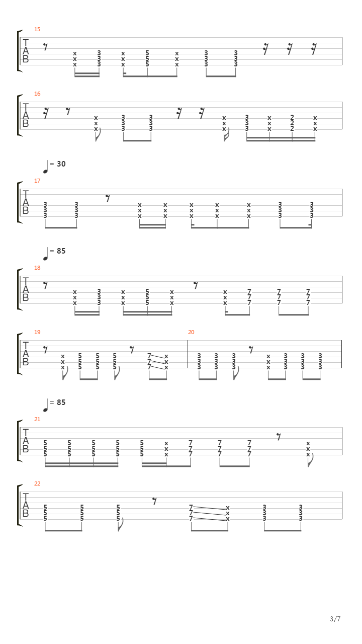 Walking Thru Barbed Wire吉他谱