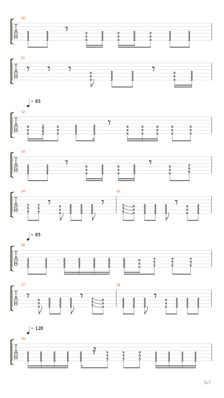 Walking Thru Barbed Wire吉他谱