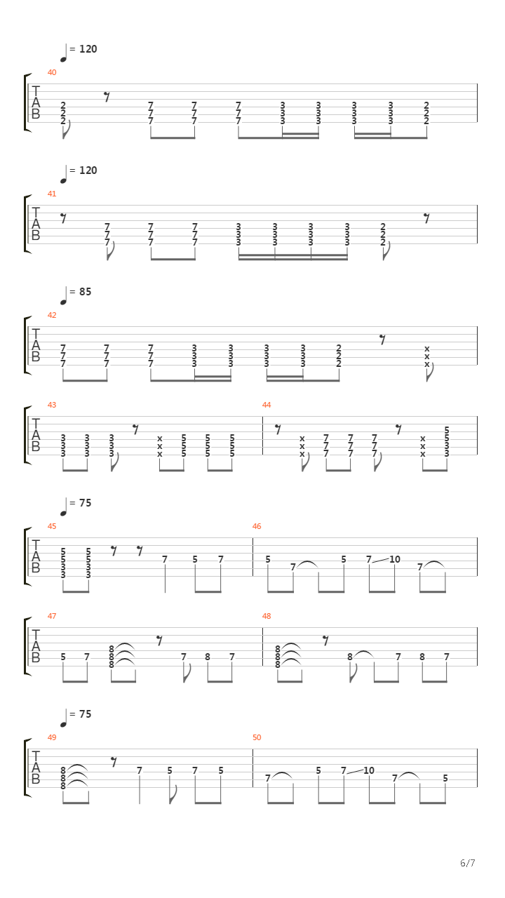 Walking Thru Barbed Wire吉他谱