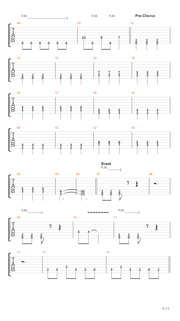 As Horizons End吉他谱