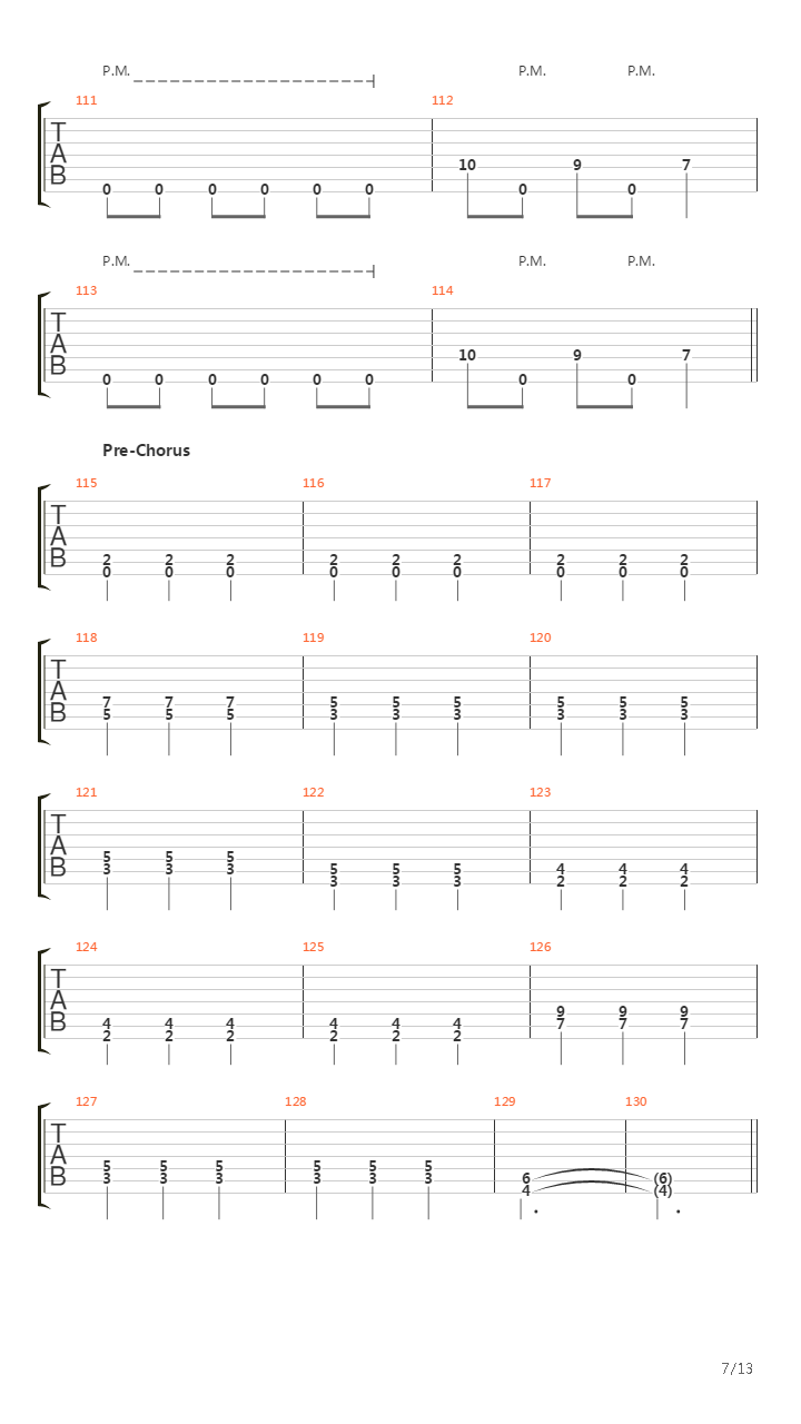 As Horizons End吉他谱