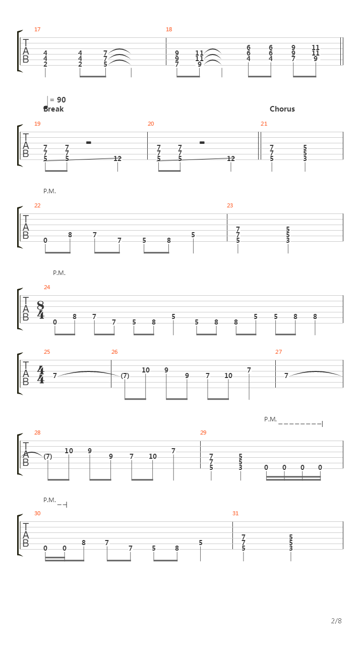 Embraced吉他谱