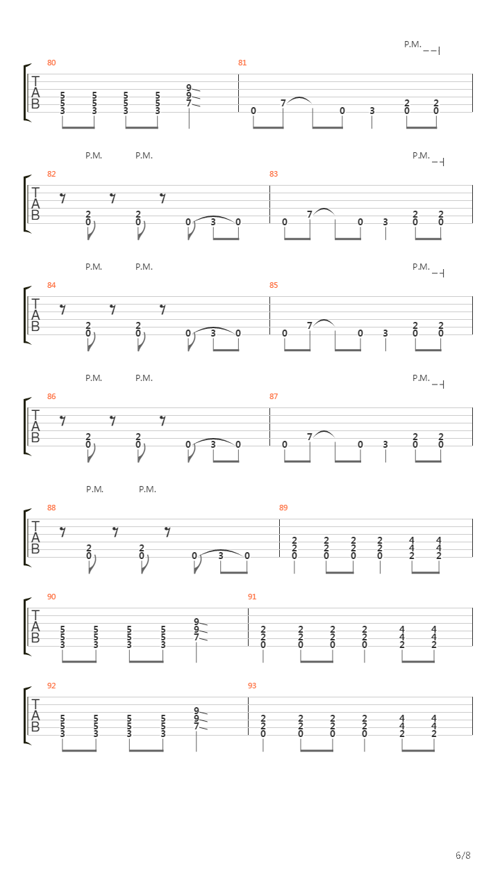 Embraced吉他谱