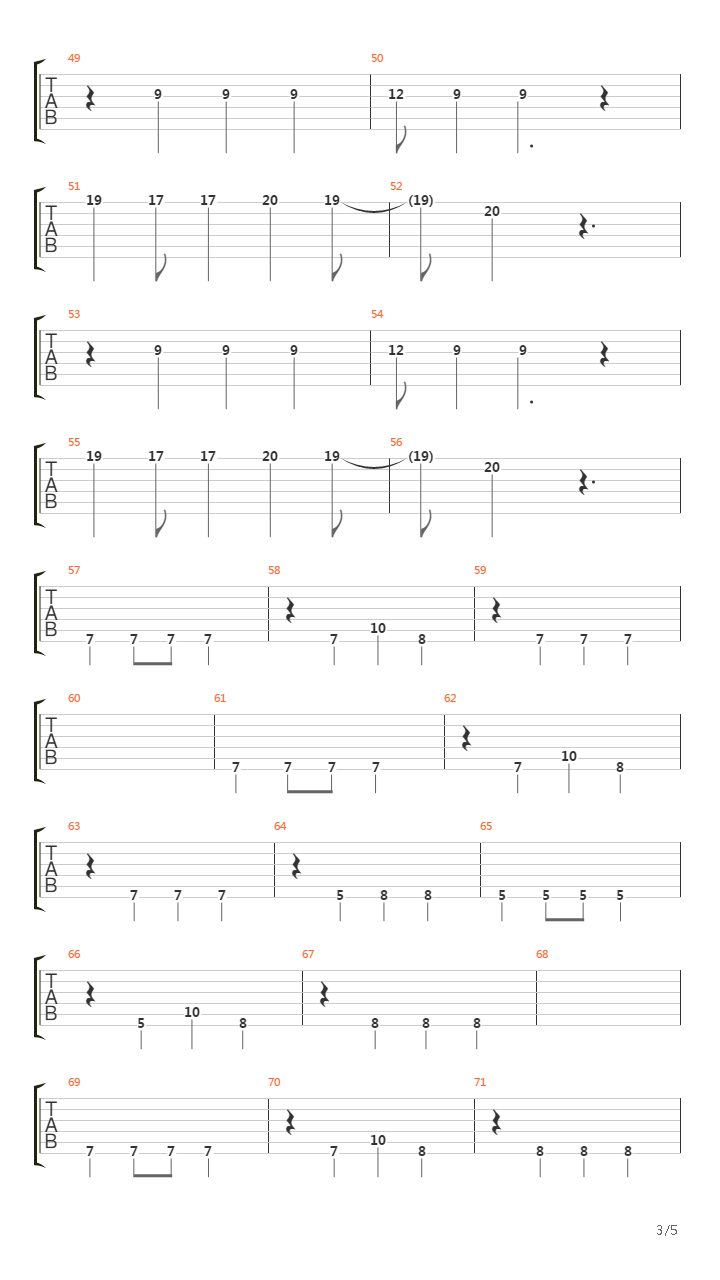 Erased吉他谱