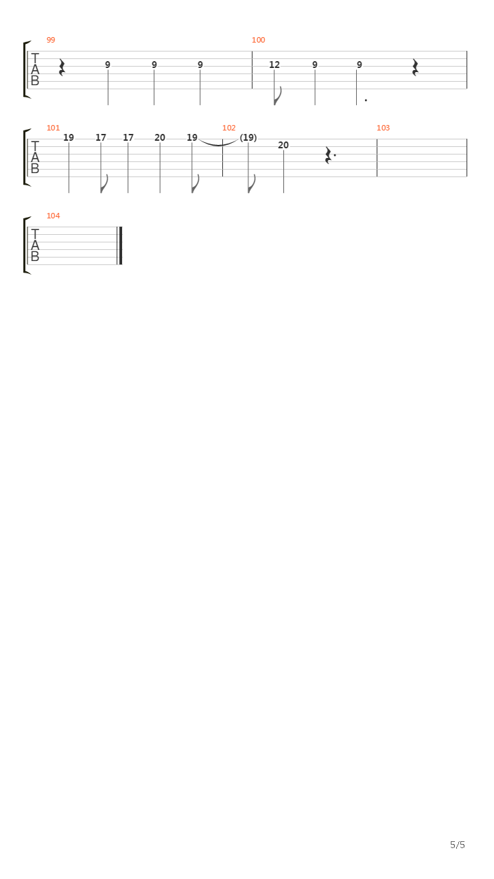 Erased吉他谱