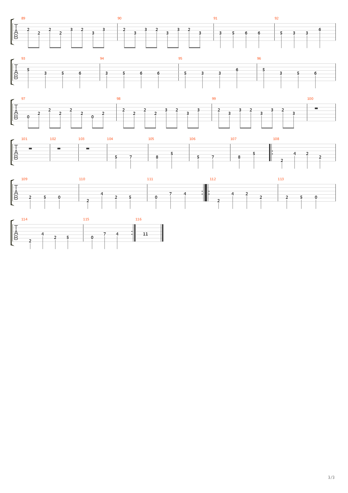 Gothic吉他谱