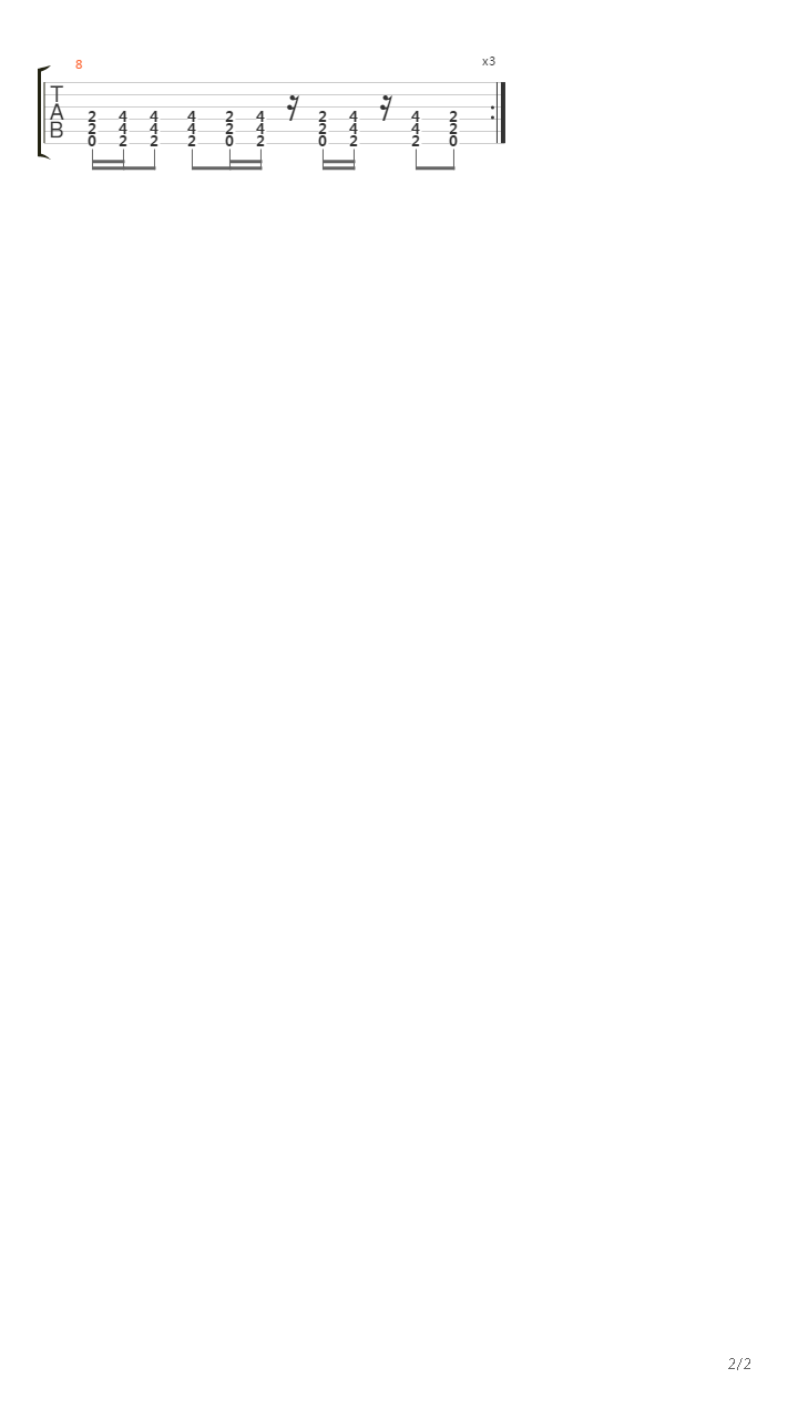 Mouth吉他谱