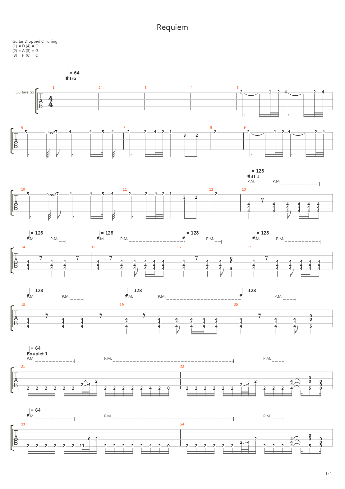 Requiem吉他谱