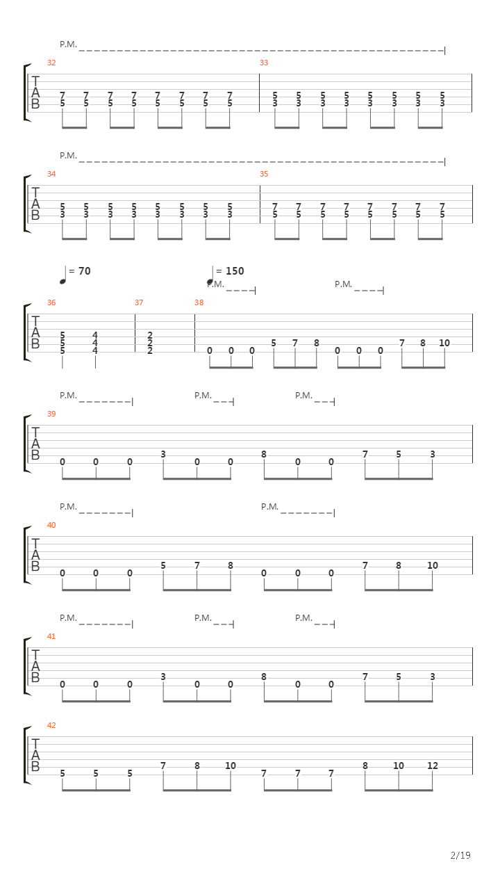 Horizons吉他谱