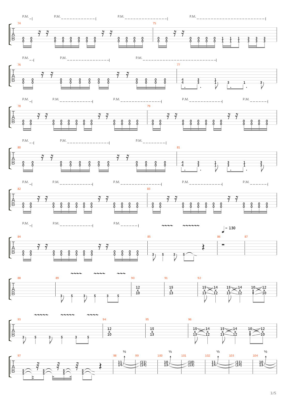 The Slow Surrender吉他谱