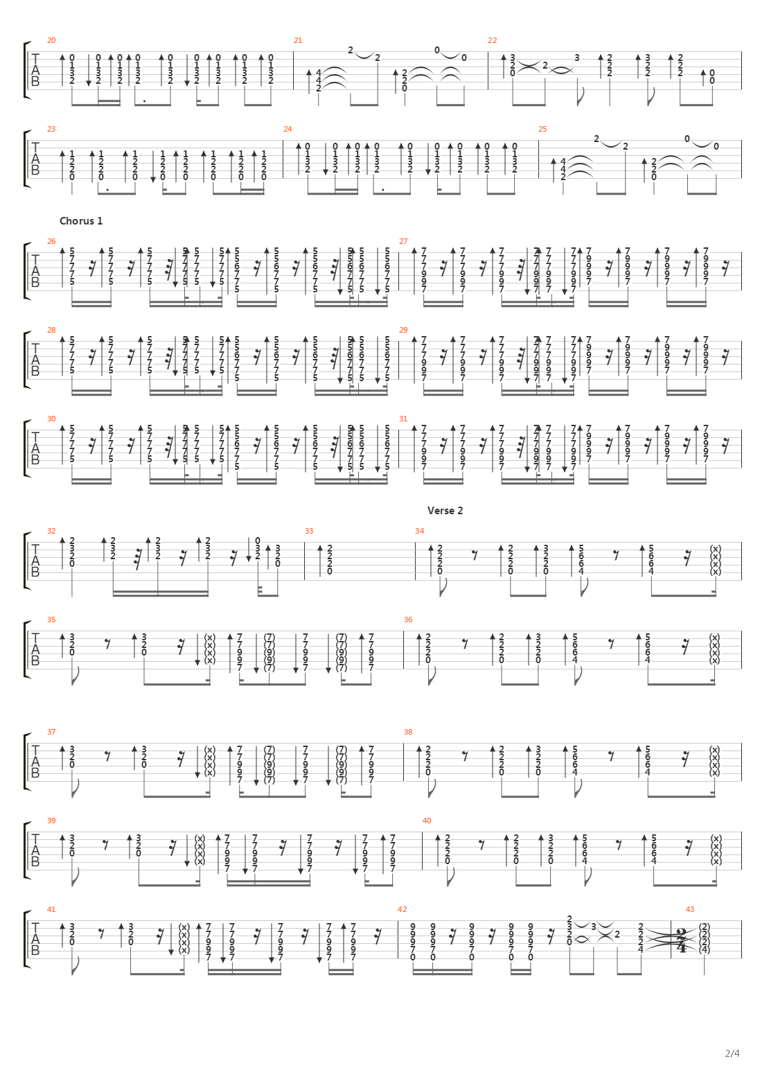 Carrot Rope吉他谱