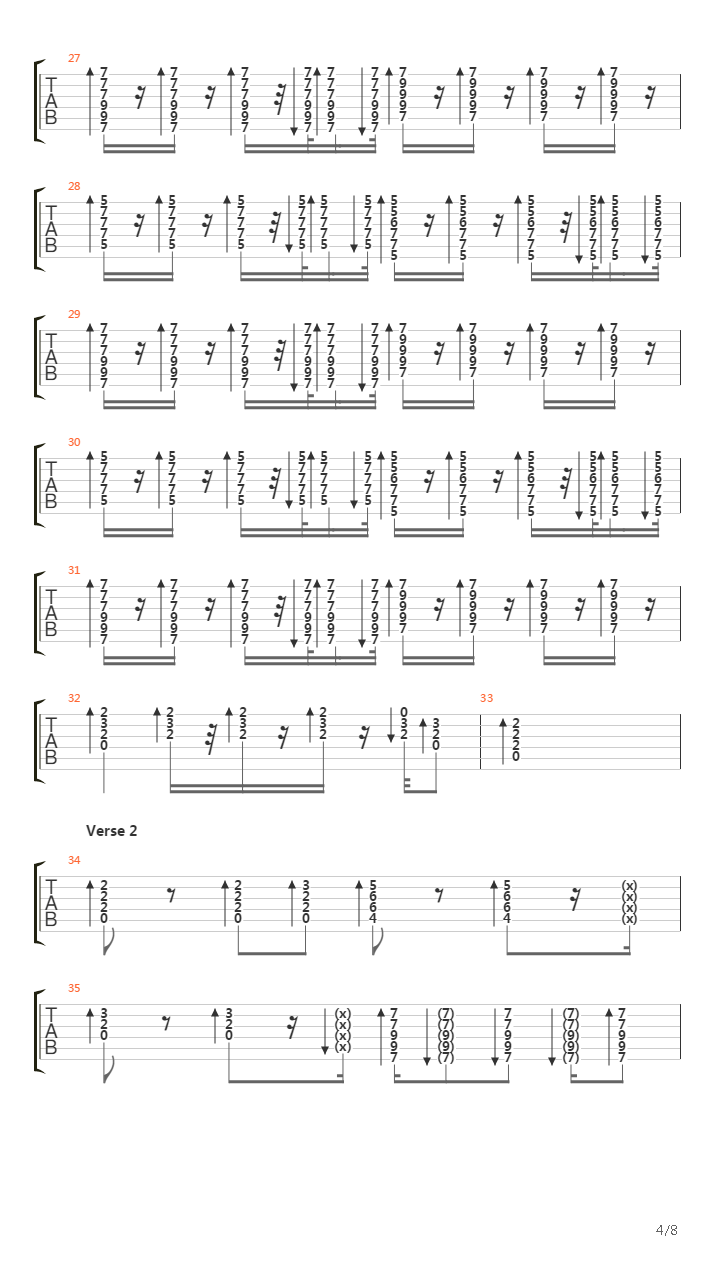 Carrot Rope吉他谱