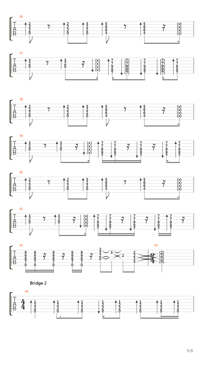 Carrot Rope吉他谱