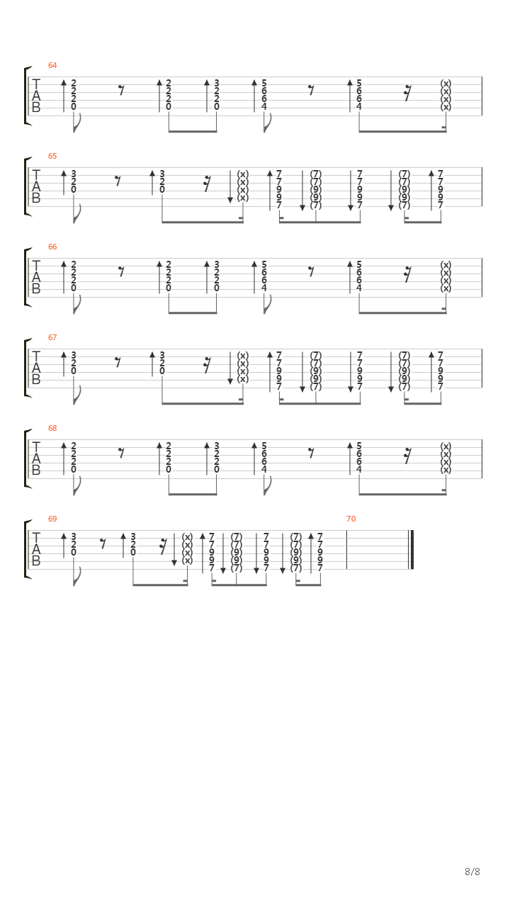 Carrot Rope吉他谱