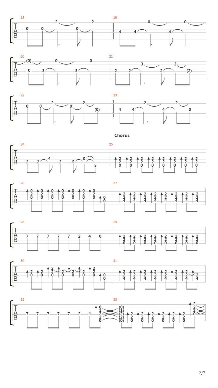 The Hexx吉他谱