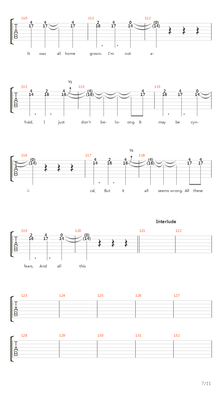 The Fountain吉他谱