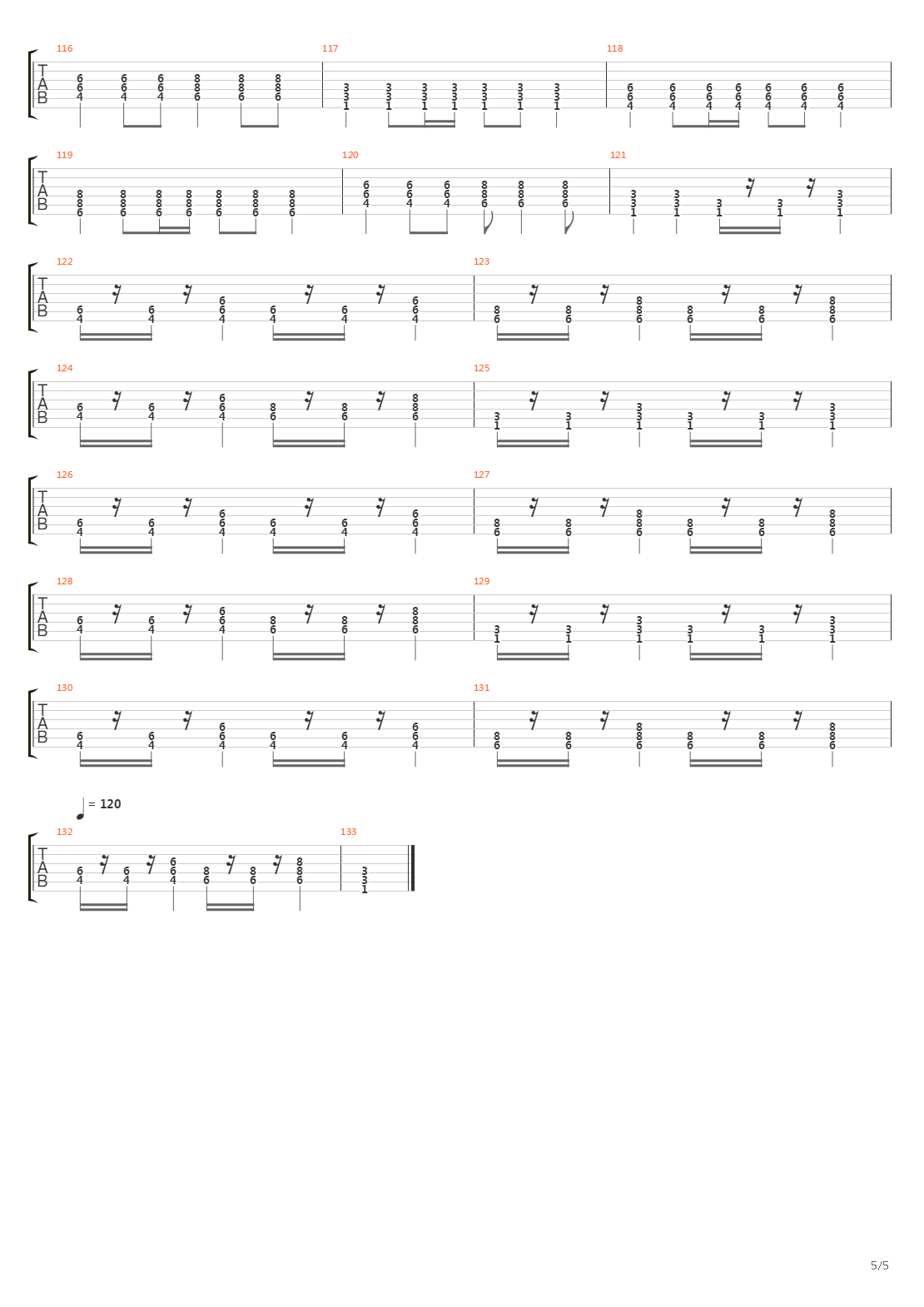 Greed吉他谱