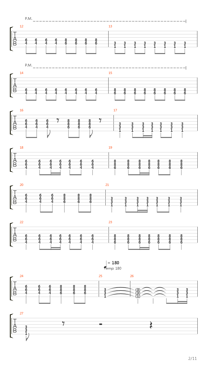 Greed吉他谱