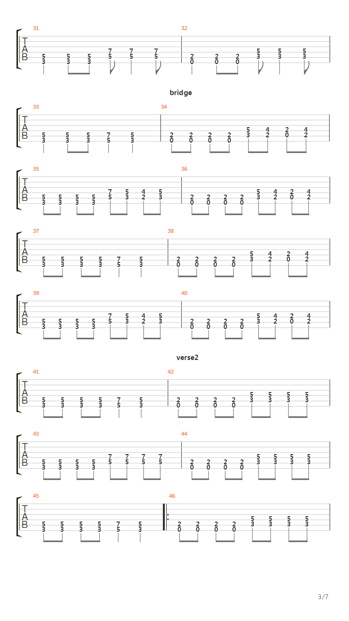 Something To Change吉他谱