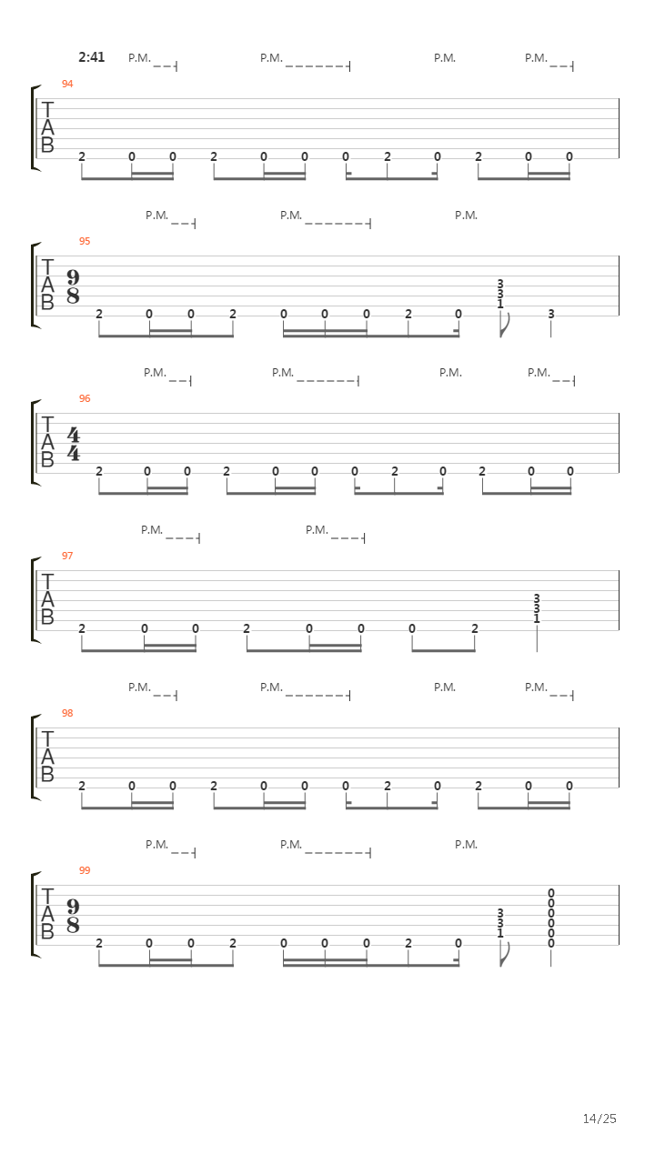 Letter Experiment吉他谱