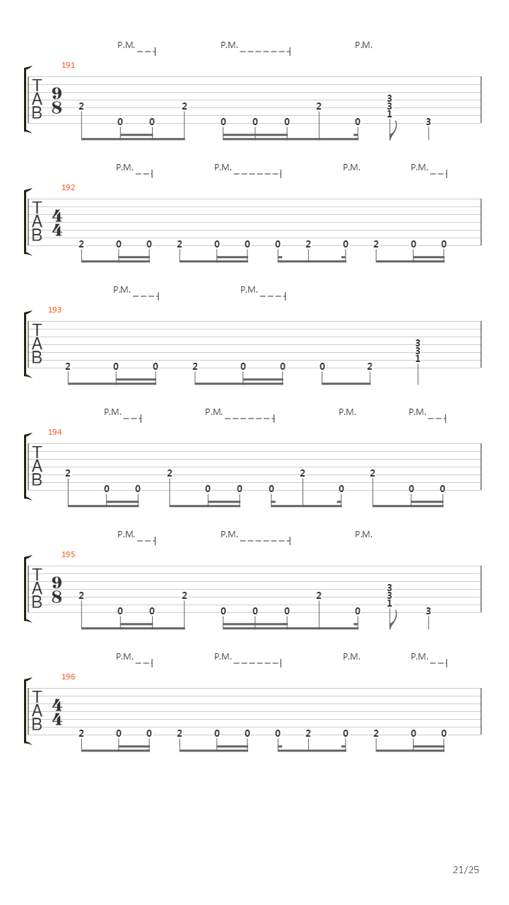 Letter Experiment吉他谱