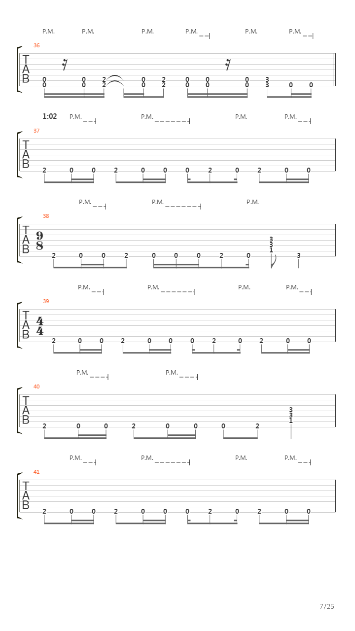 Letter Experiment吉他谱