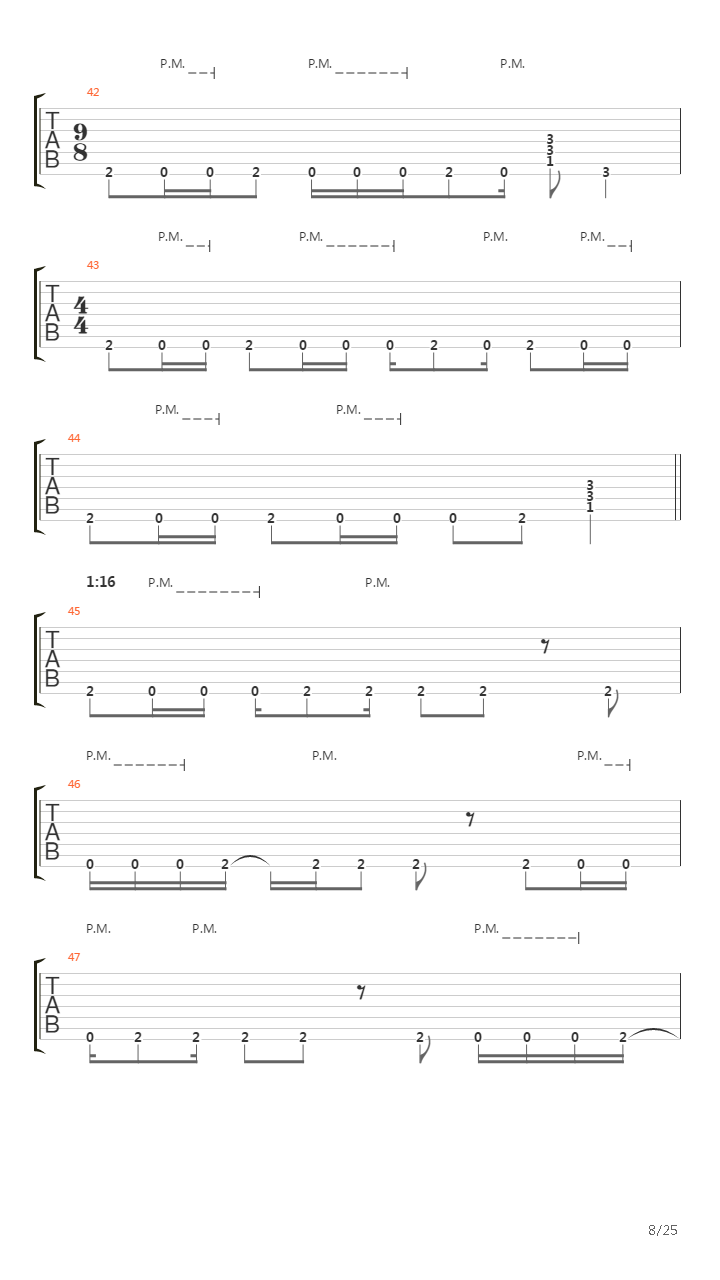 Letter Experiment吉他谱