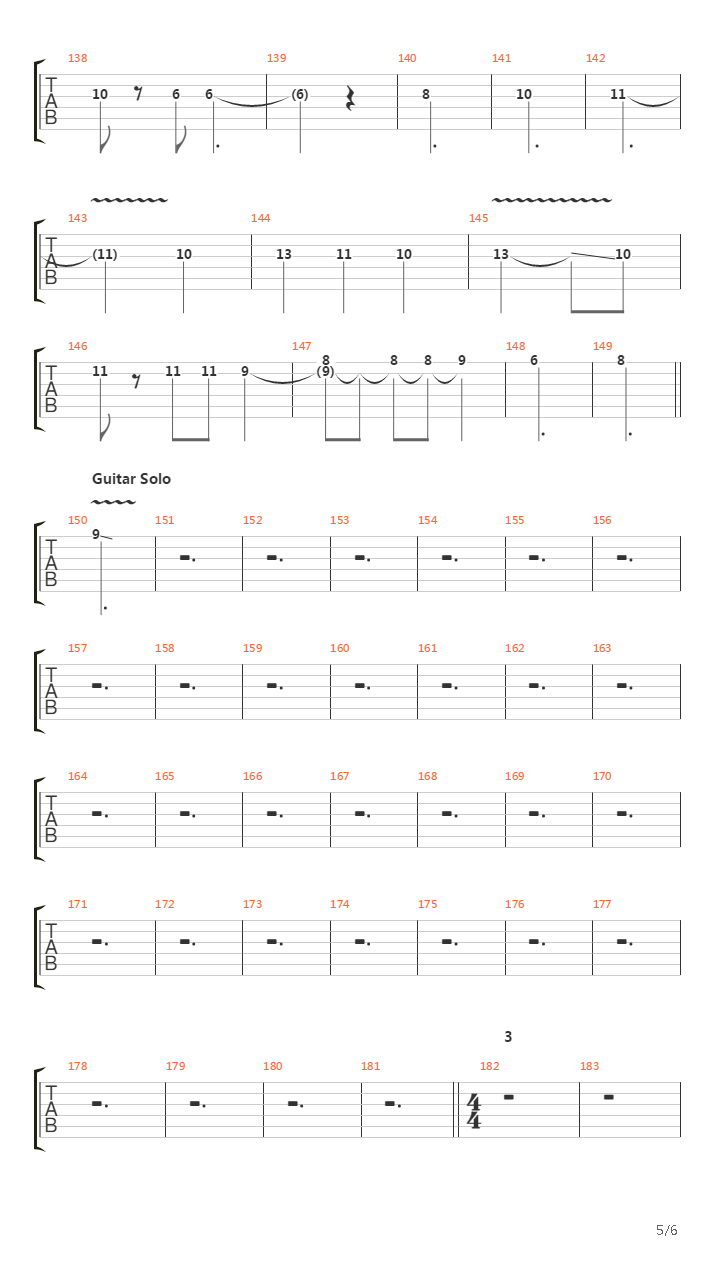 Letter Experiment吉他谱