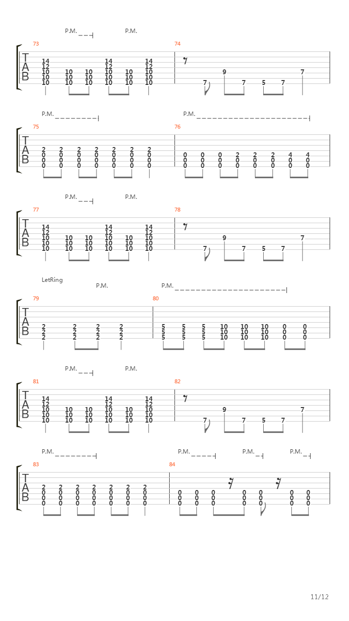 Letter Experiment吉他谱