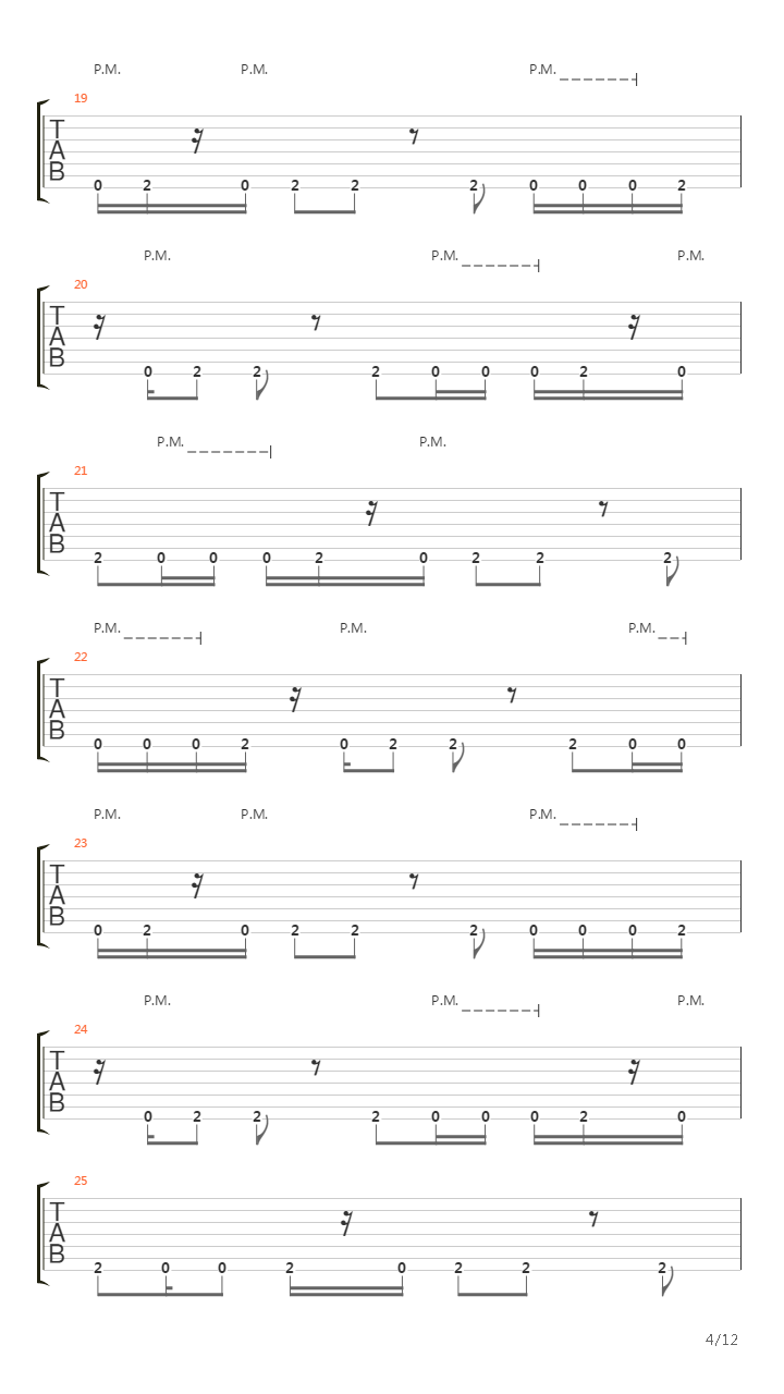 Letter Experiment吉他谱