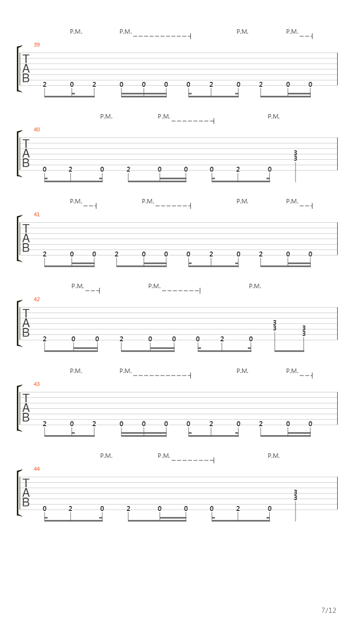 Letter Experiment吉他谱