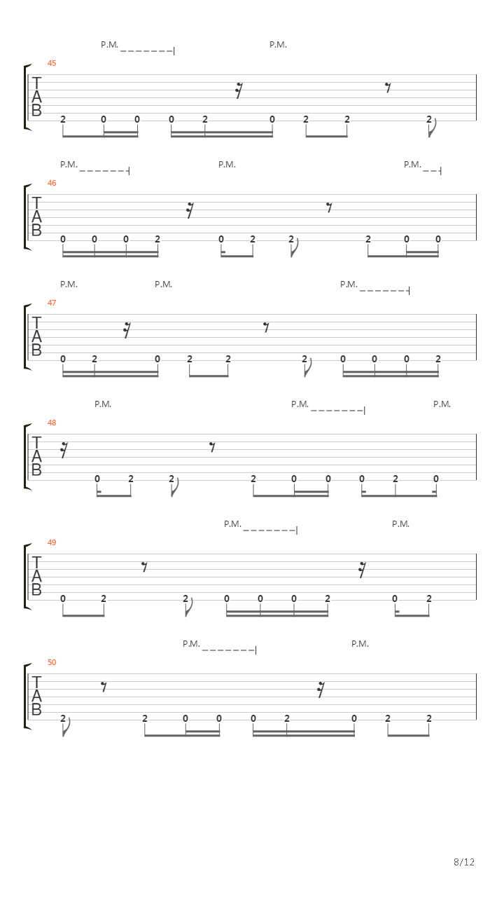 Letter Experiment吉他谱