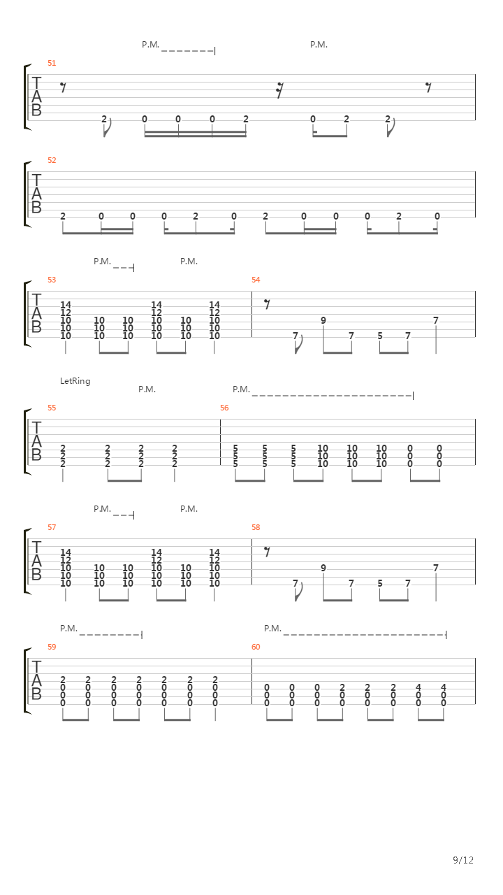 Letter Experiment吉他谱