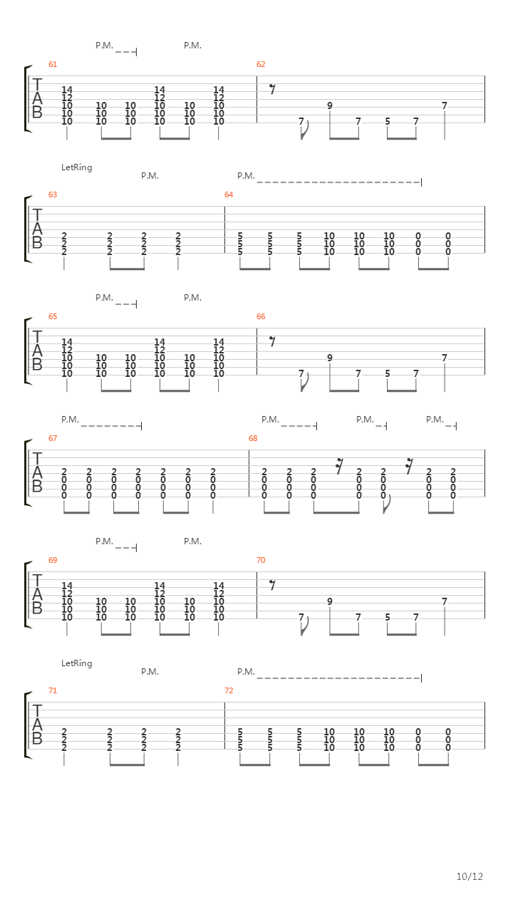 Letter Experiment吉他谱