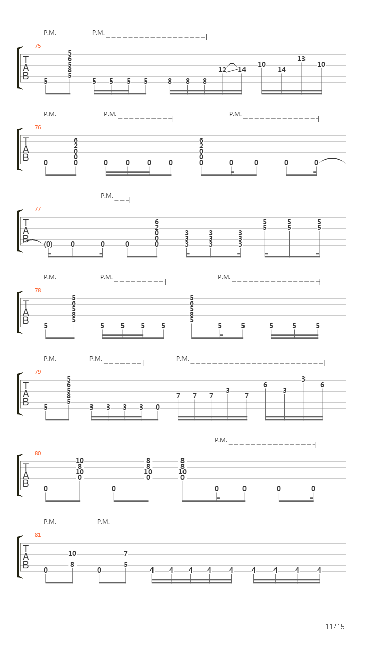 Passenger吉他谱