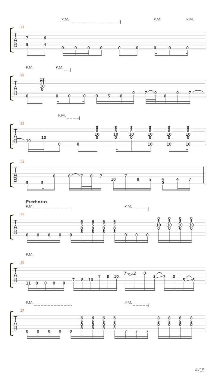 Passenger吉他谱