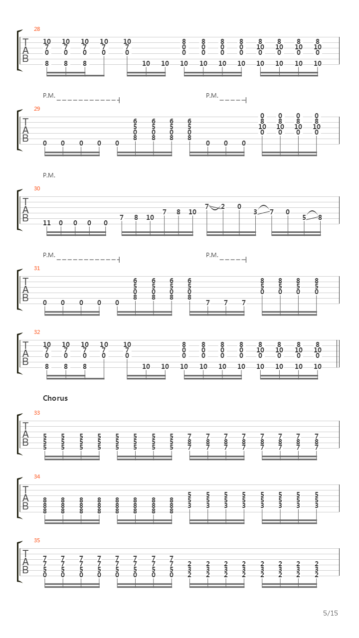 Passenger吉他谱