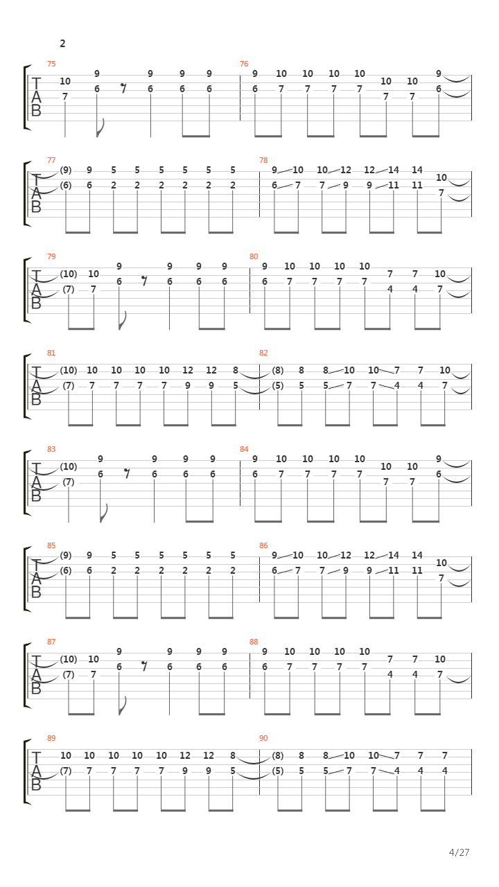 Racecar吉他谱