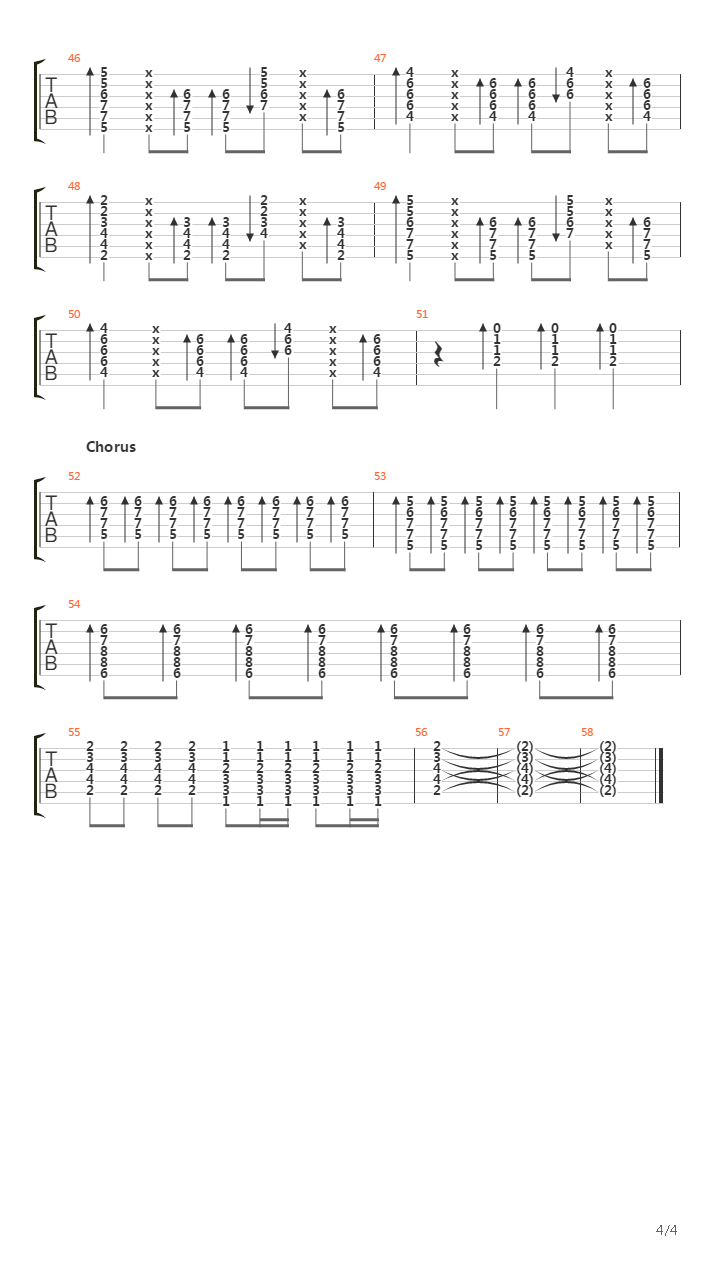 Ana吉他谱