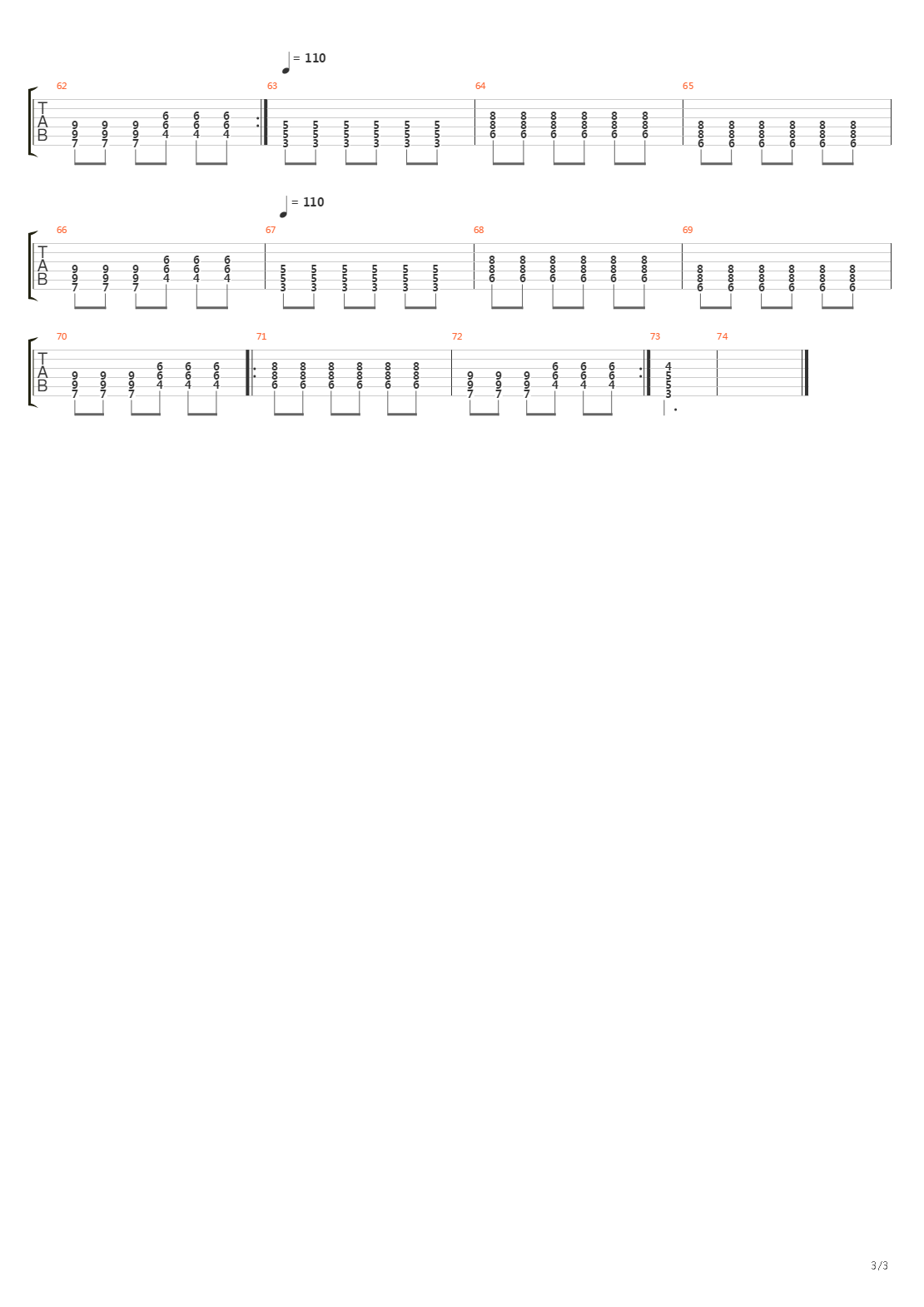 Caribou吉他谱