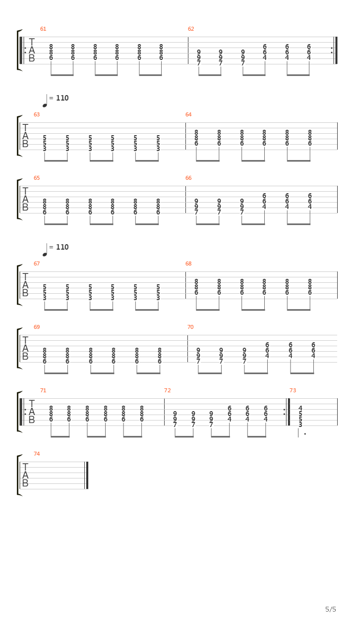 Caribou吉他谱