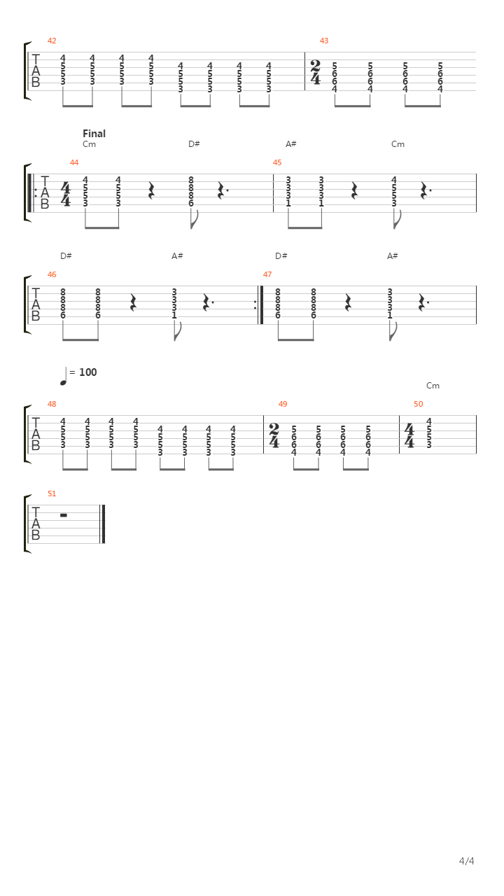 Dancing The Manta Ray吉他谱