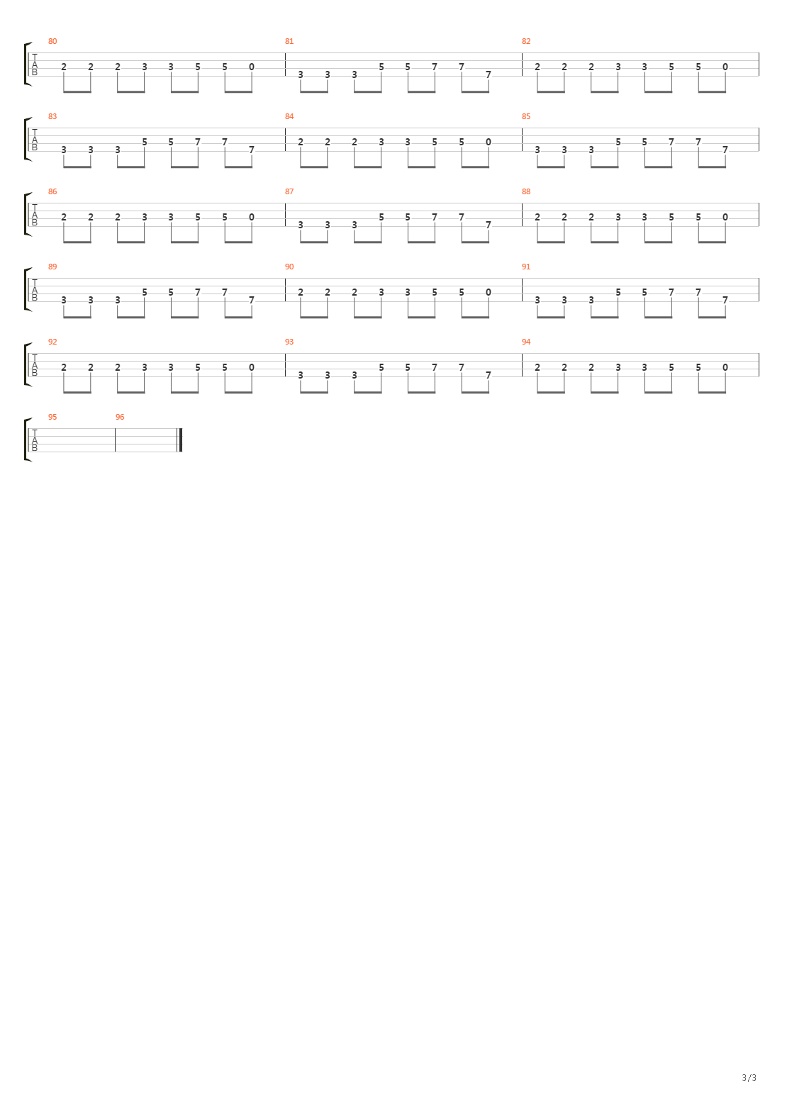 Gigantic吉他谱