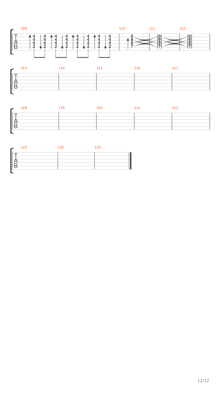 Motorway To Roswell吉他谱