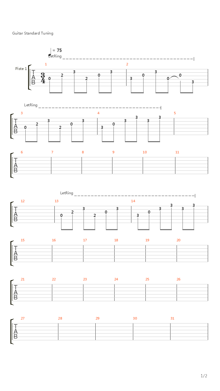 Making A Mamory吉他谱