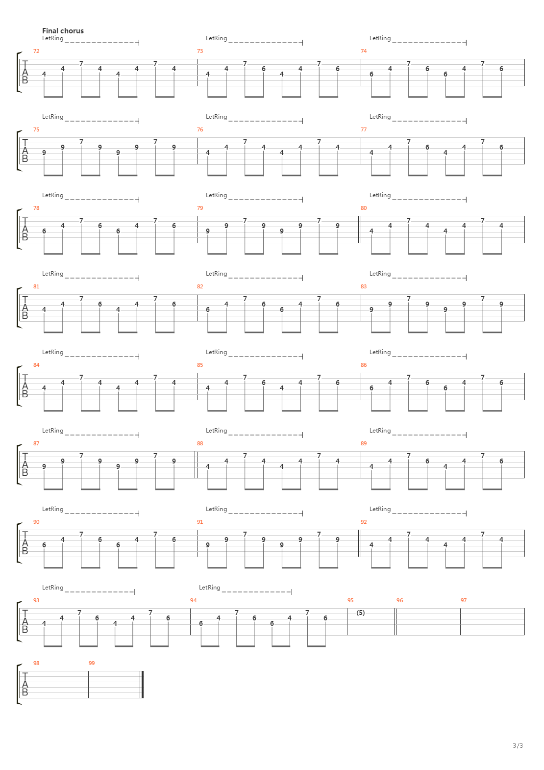 Radios In Heaven吉他谱